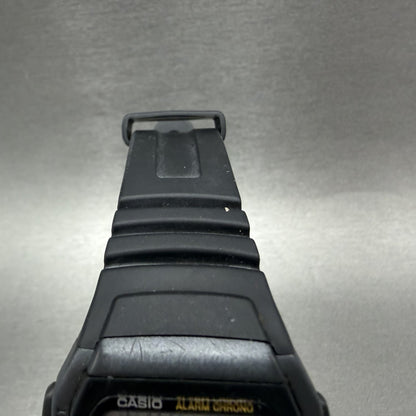 Casio W-96H Watch Men 35mm Digital Black Tone Alarm Chrono Rectangle New Batt GH4