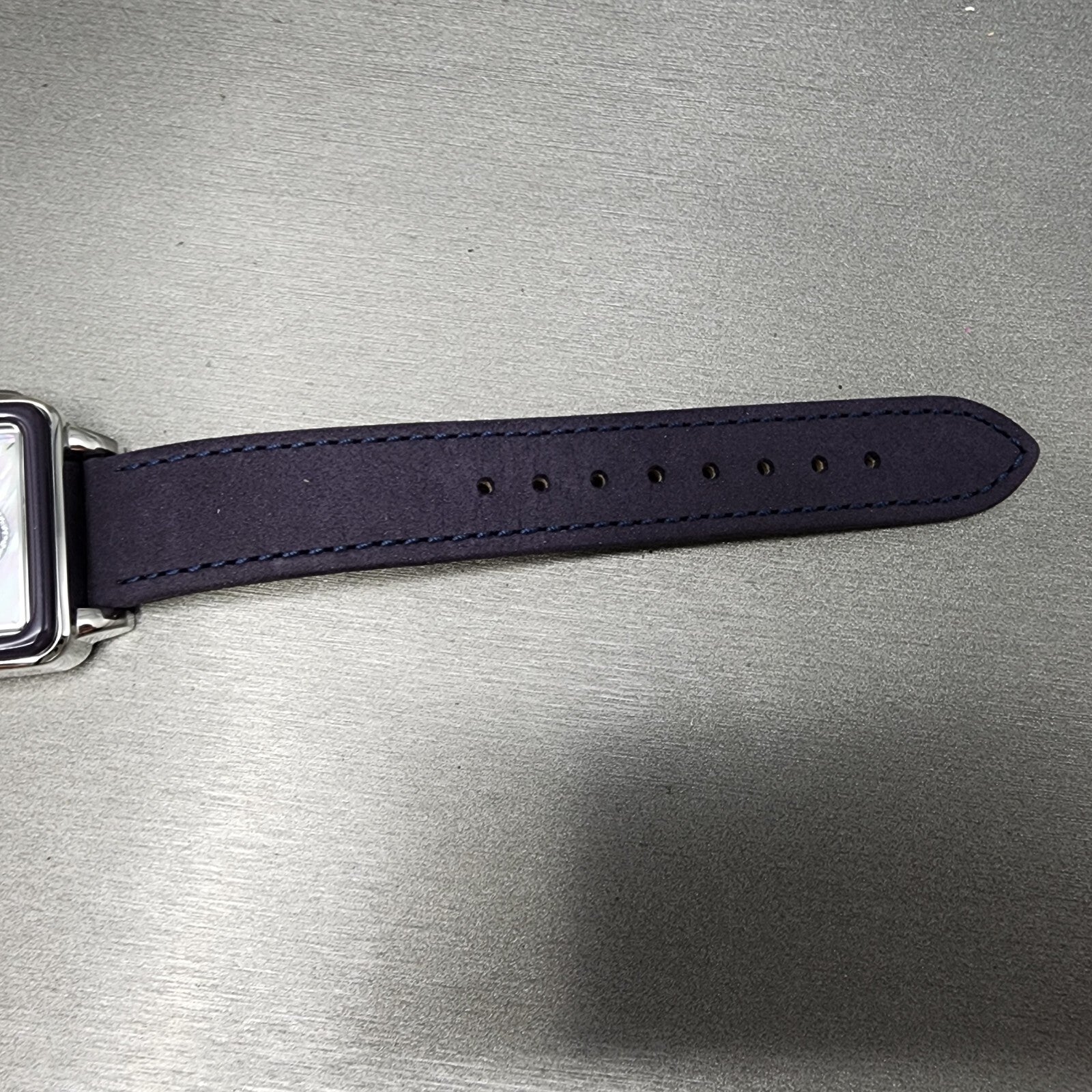 Gevril GV2 Bari Viva Tank Watch Women 32mm MOP Dial Steel Diamond Rectangle 92607