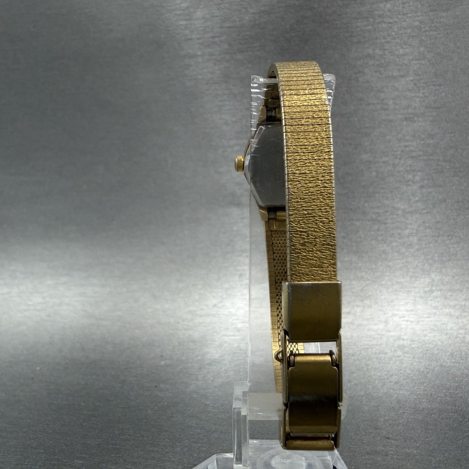 Citizen CQ Watch Women 17mm Champagne Dial Gold Tone 3220-890779 New Battery7