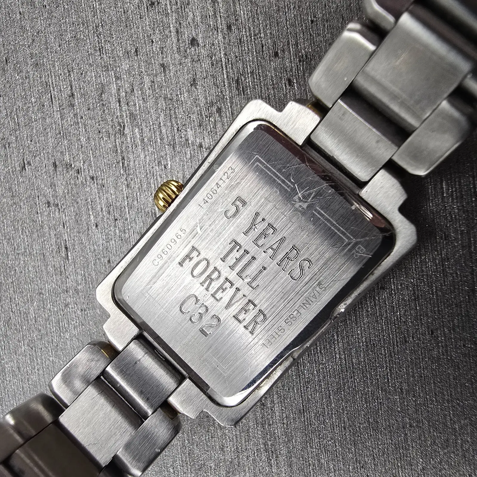 Bulova Tank Watch Women 22mm MOP Dial Two Tone Rectangle 98L157 New Battery10