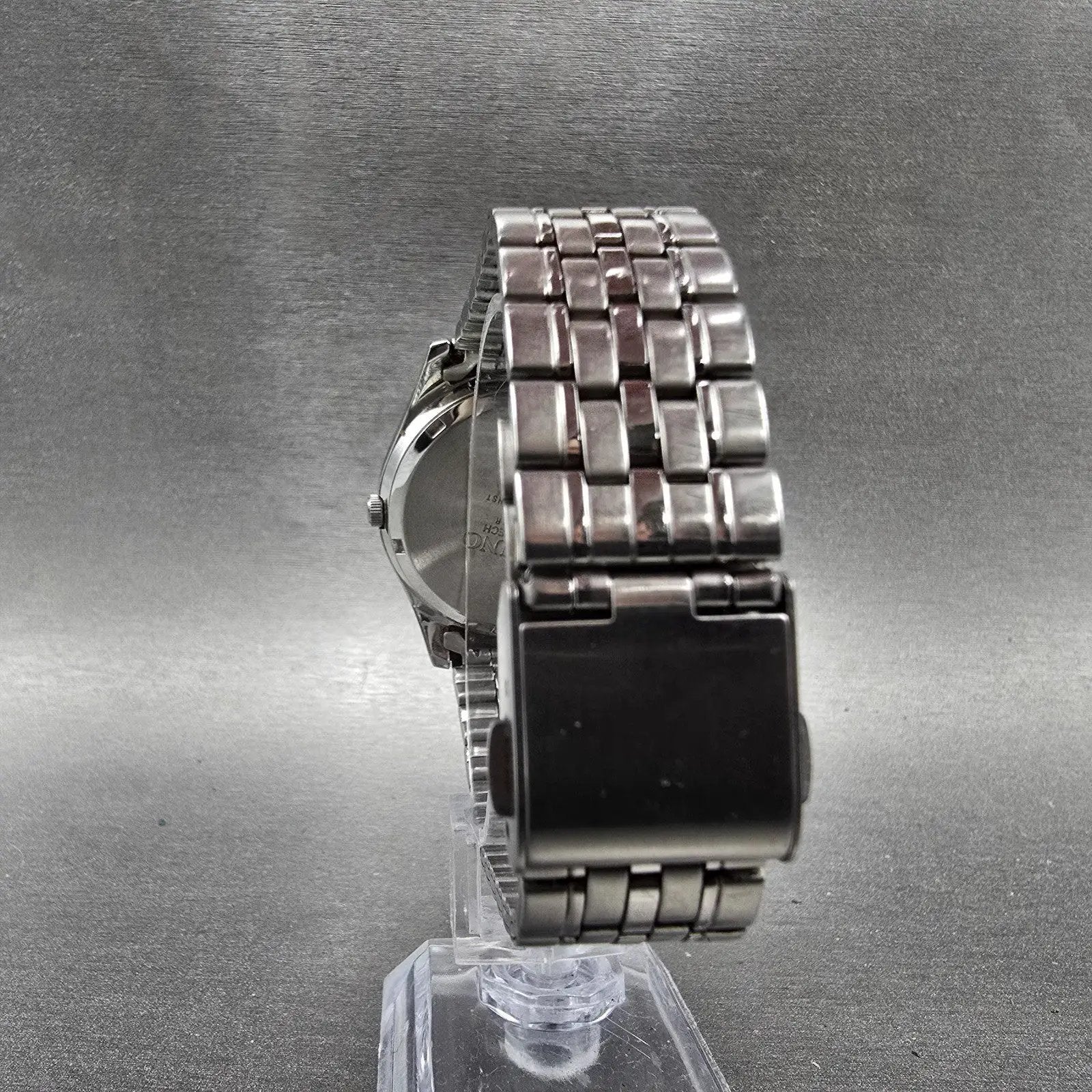 Citizen Reguno Solar Watch Men 36mm White Dial Steel Daydate E101-K005299 Runs7