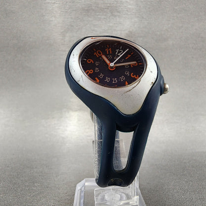 Nike Triax Watch Women 31mm Blue Dial Blue Tone Asymmetrical New Battery6