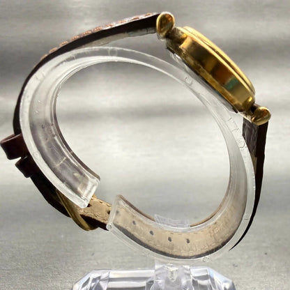 Seiko SQ Watch Women 24mm Champagne Dial Gold Tone Date Round 2625-0079 New Batt8