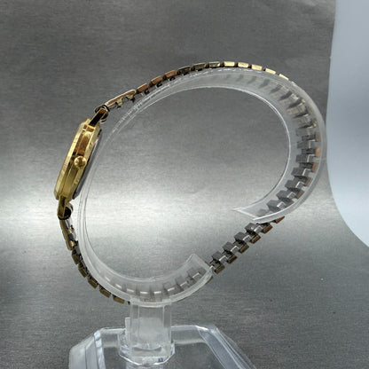 Bulova Watch Women 24mm Champagne Dial Gold Tone Round 84363 New Battery6