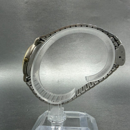 Seiko Toyota Watch Men 31mm Silver Dial Two Tone Round V321-6020 New Battery6