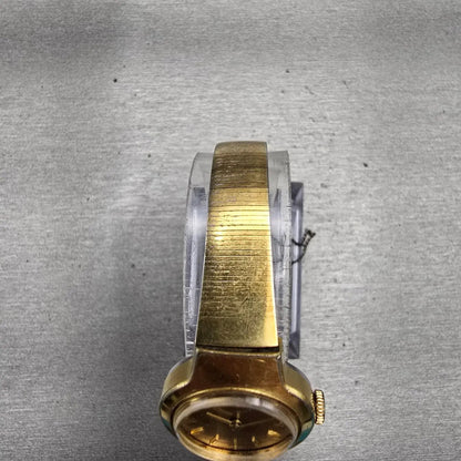 Seiko Watch Women 22mm Gold Dial Gold Tone Round 1100-1440 Manual Wind Vintage4