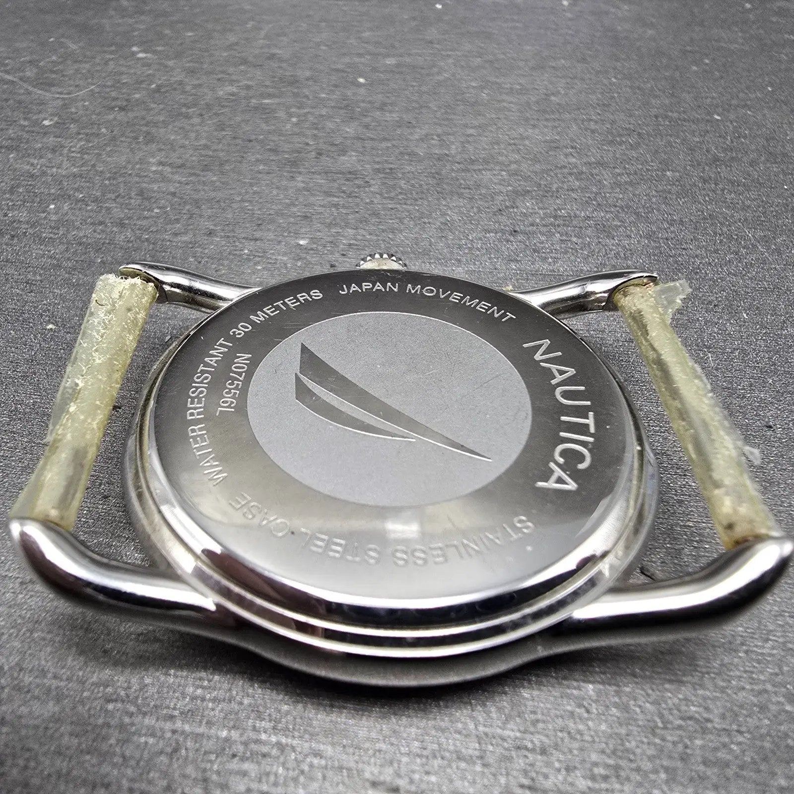 Nautica Watch Men 42mm Silver Dial Stainless Steel Round N07556L New Battery7