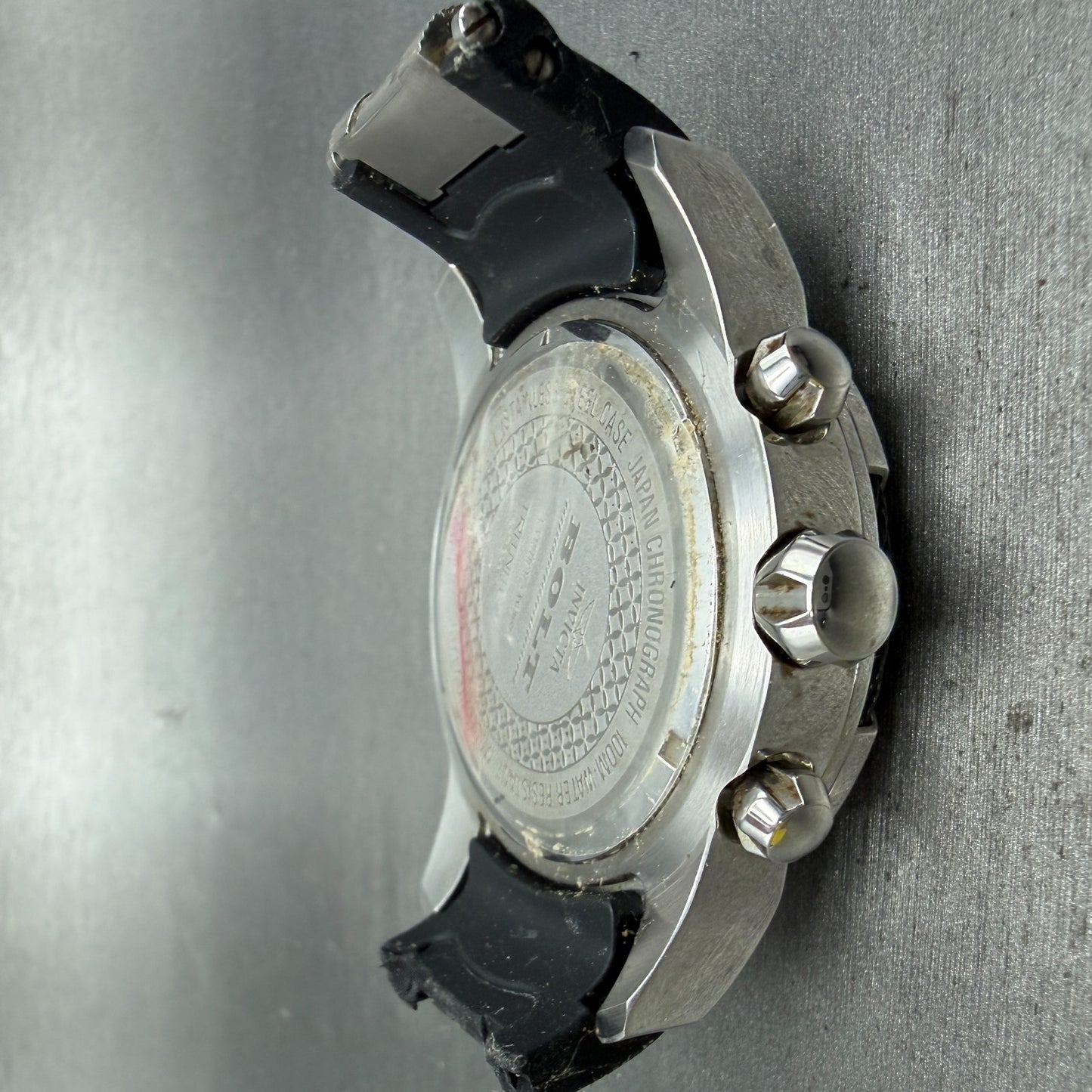 Invicta Bolt Chronograph Watch Men 50mm Black Dial Steel Date 24215 New Battery10