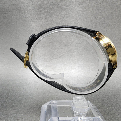 Wittnauer Pegasus Watch Women 24mm Champagne Dial Gold Tone Round New Battery8
