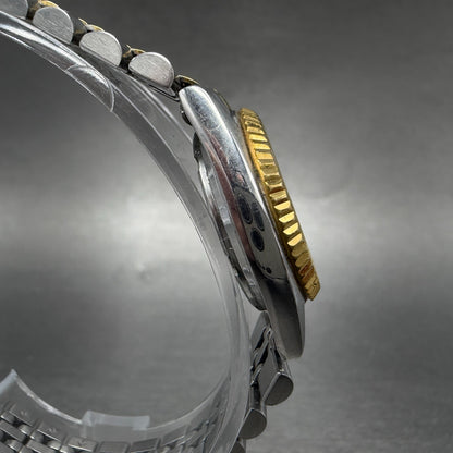 Seiko Watch Women 25mm White Dial Two Tone Daydate Round 7n83-0041 New Batt NM823