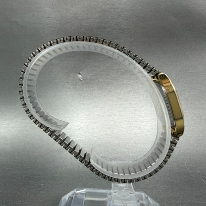 Orient Watch Women 19mm Gold Dial Gold Tone Oval A054960-20 New Battery8