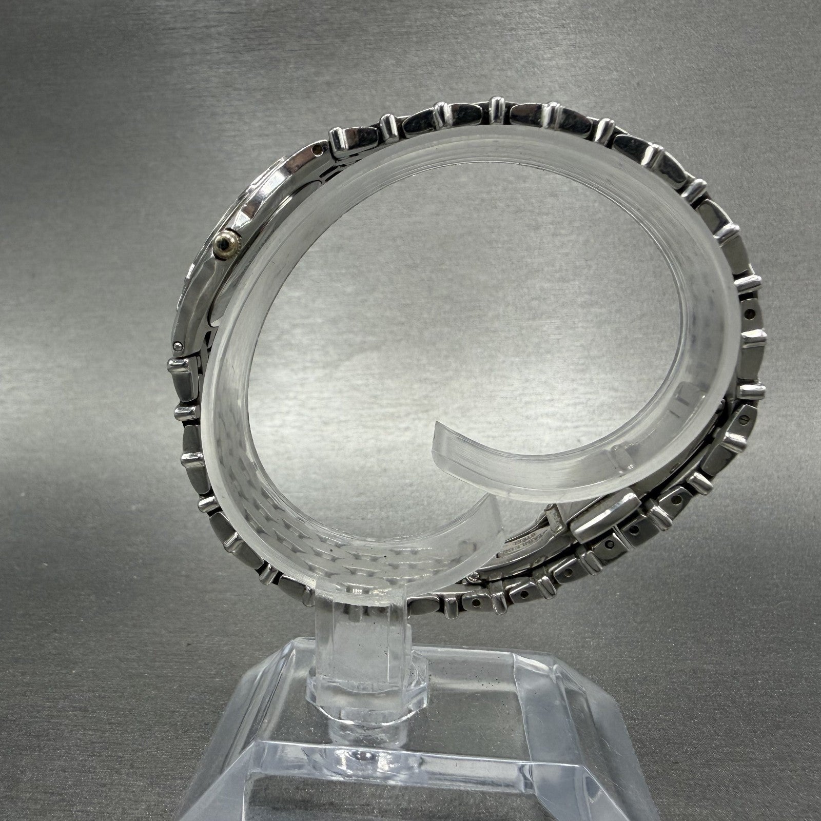 Wittnauer Watch Women 25mm White Dial Two Tone Round 12L14 New Battery6