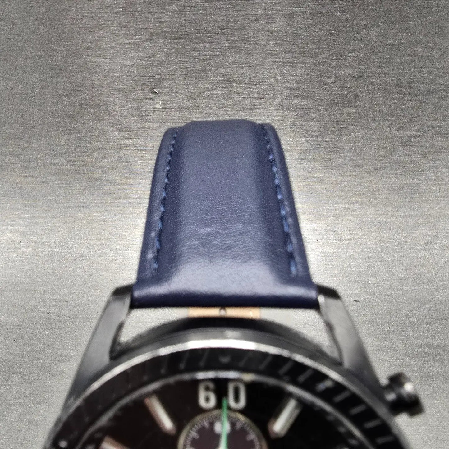 Citizen Eco-Drive Chronograph Watch Men 42mm Black Dial Black Tone Date Runs4