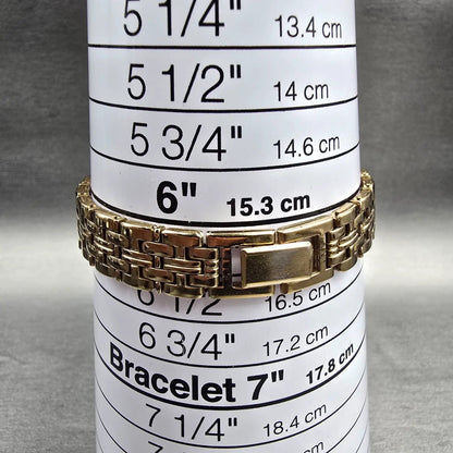 Seiko Watch Women 17mm Green Dial Gold Tone Oval V400-5588 New Battery Vintage9