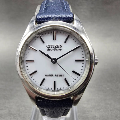 Citizen Eco-drive Watch Women 25mm White Dial Silver Tone Round E030-L20654 Runs0