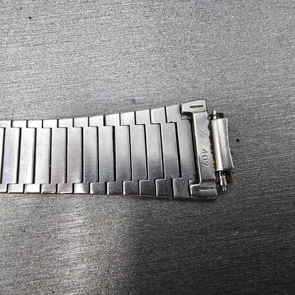 Seiko Bracelet 14mm Stainless Steel Gold Tone Tri Folding Clasp Vintage JP Z4079