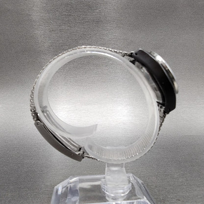 Citizen Automatic 28800 Watch Women 29mm Silver Dial Black Tone 4-691164k Runs