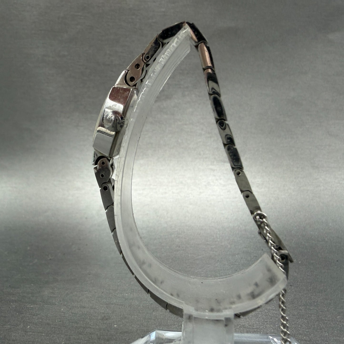 Rado Colline Watch Women 15mm Silver Dial Silver Tone Rectangle Manual Wind PART7