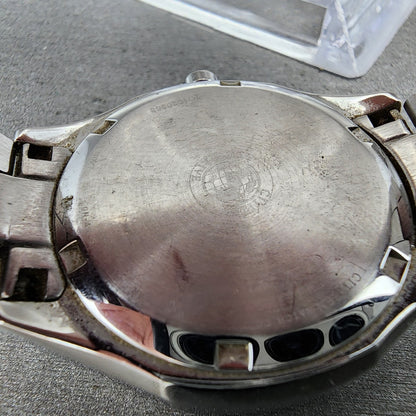 Citizen EcoDrive Watch Women 34mm Silver Dial Steel Daydate Round Crystal Works9
