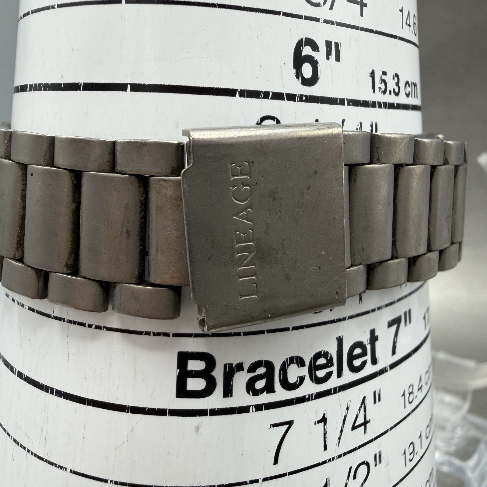 Casio Lineage Watch Men 35mm Silver Dial Titanium Date LIN150 New Battery10