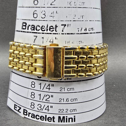 Gruen Watch Men 36mm Gold Dial Gold Tone Round New Battery Vintage10