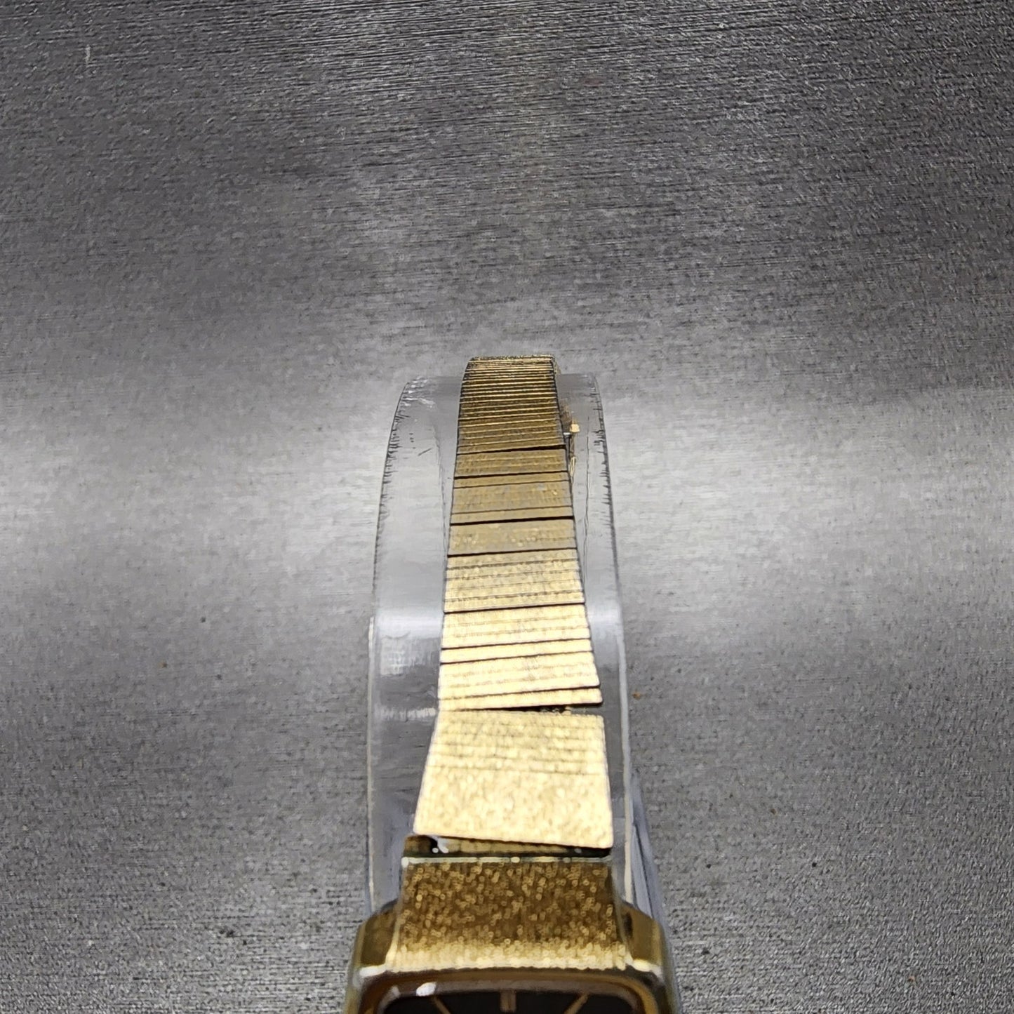 Seiko Tank Watch Women 18mm Brown Dial Gold Tone Rectangle 23205229 New Battery4