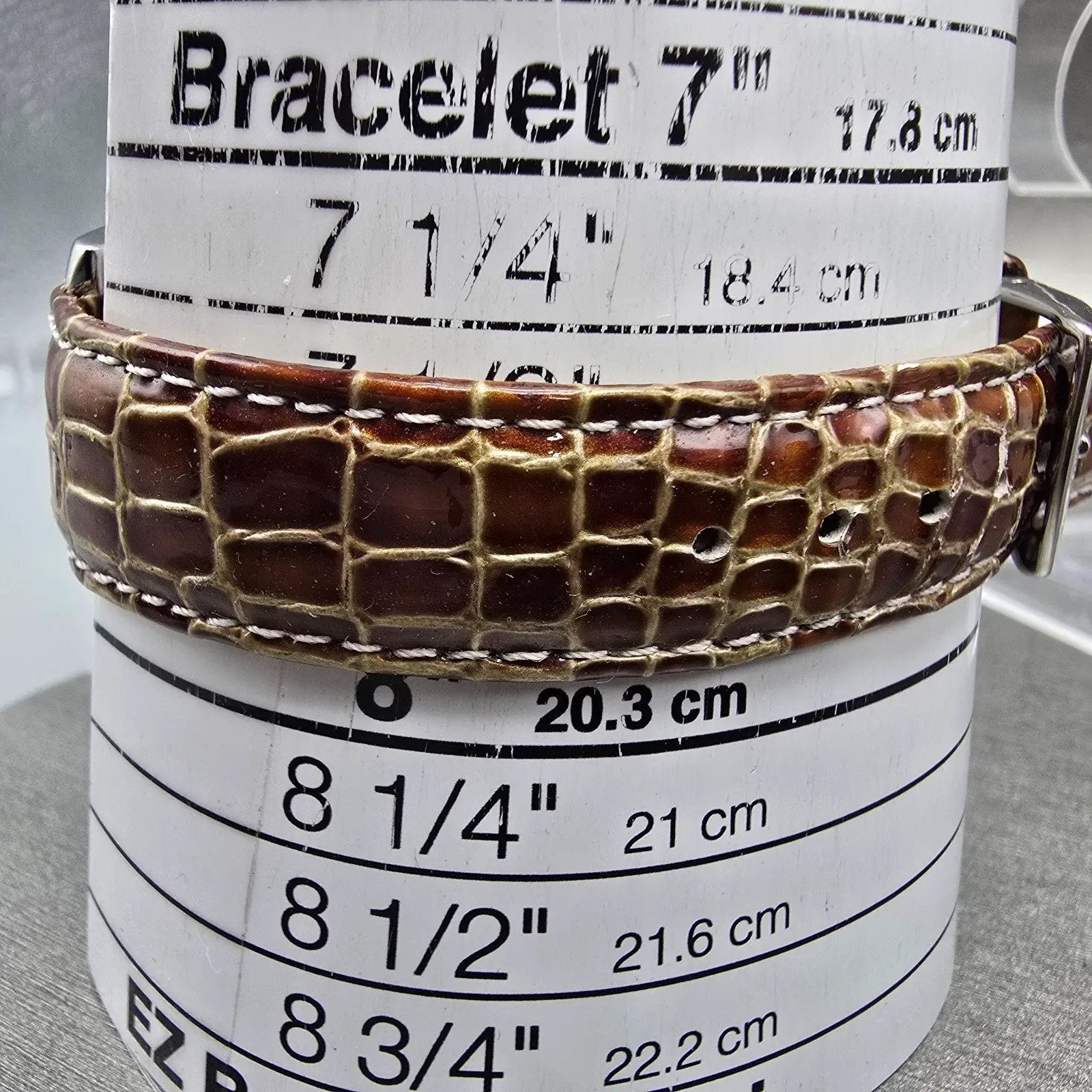 Invicta Watch Women 33mm Brown Dial Silver Tone Date Round 5609 New Battery10