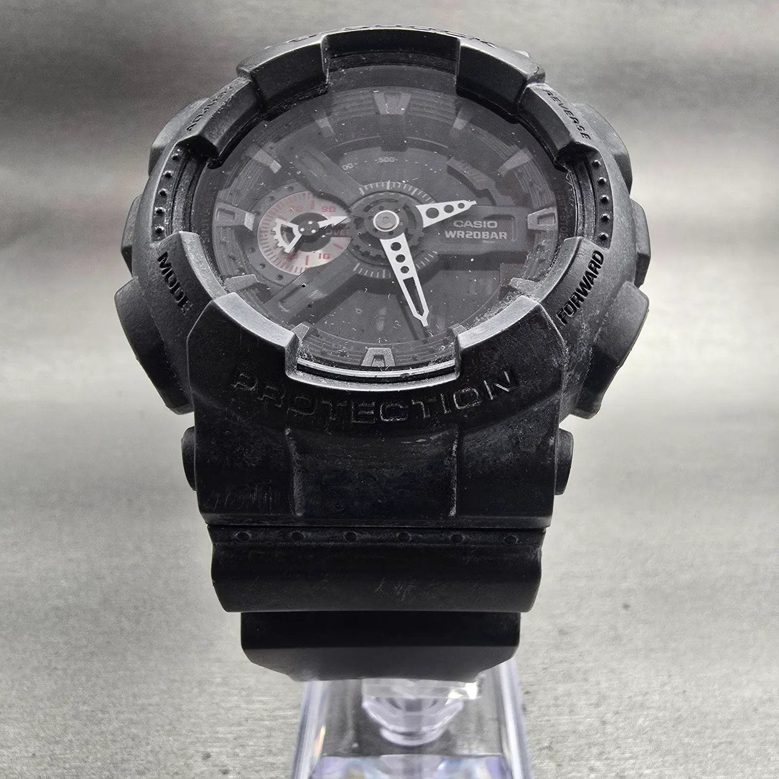 Casio G-Shock GA-110MB Watch Men 51mm Black Red Alarm Chronograph New Battery5