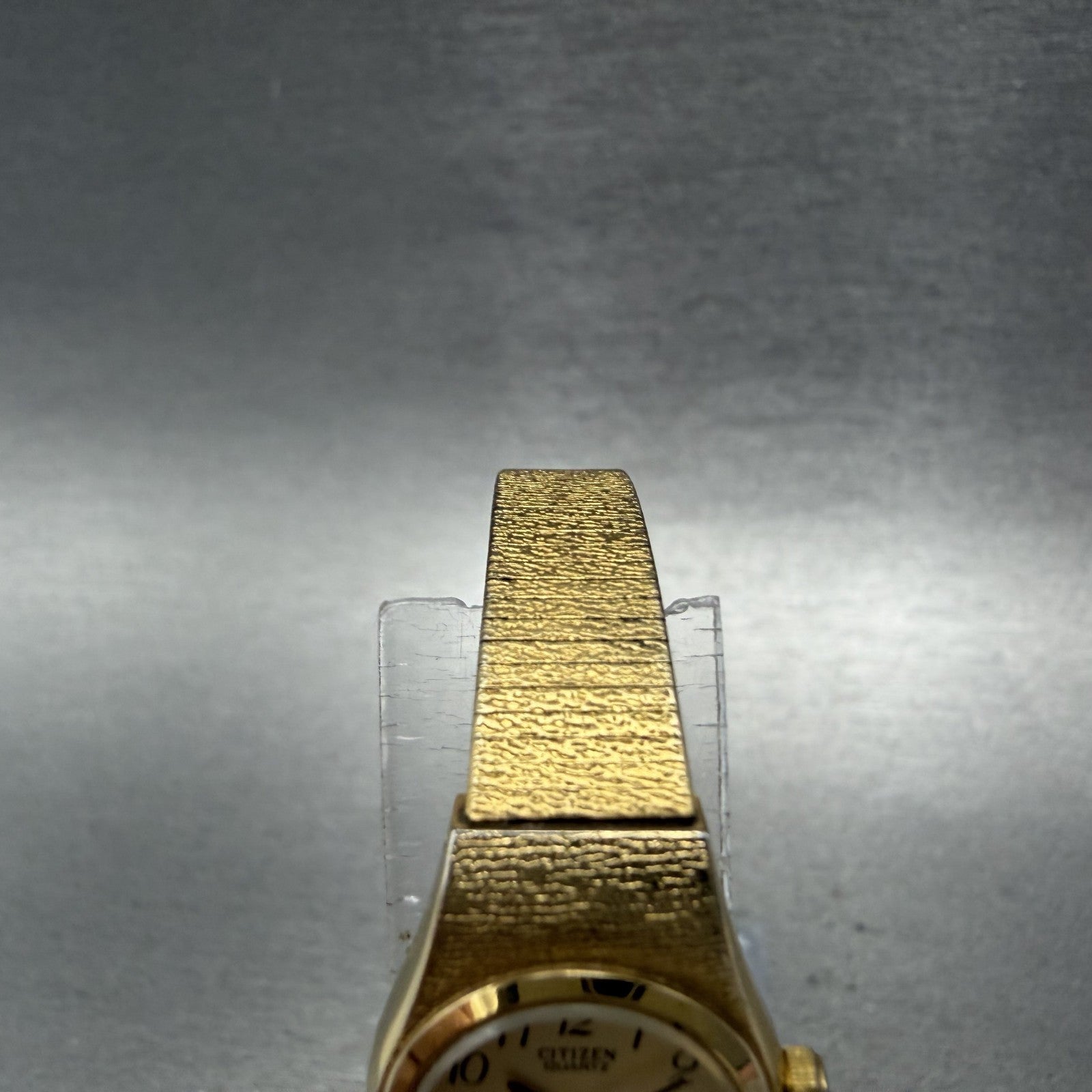 Citizen CQ Watch Women 17mm Champagne Dial Gold Tone 3220-890779 New Battery4