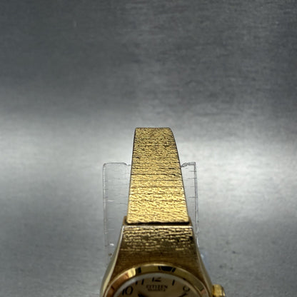 Citizen CQ Watch Women 17mm Champagne Dial Gold Tone 3220-890779 New Battery4