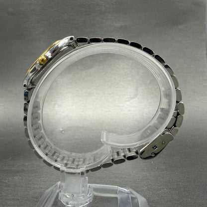 Seiko Tank Watch 22mm Women Champagne Dial Two Tone 4J41-5030 New Battery6