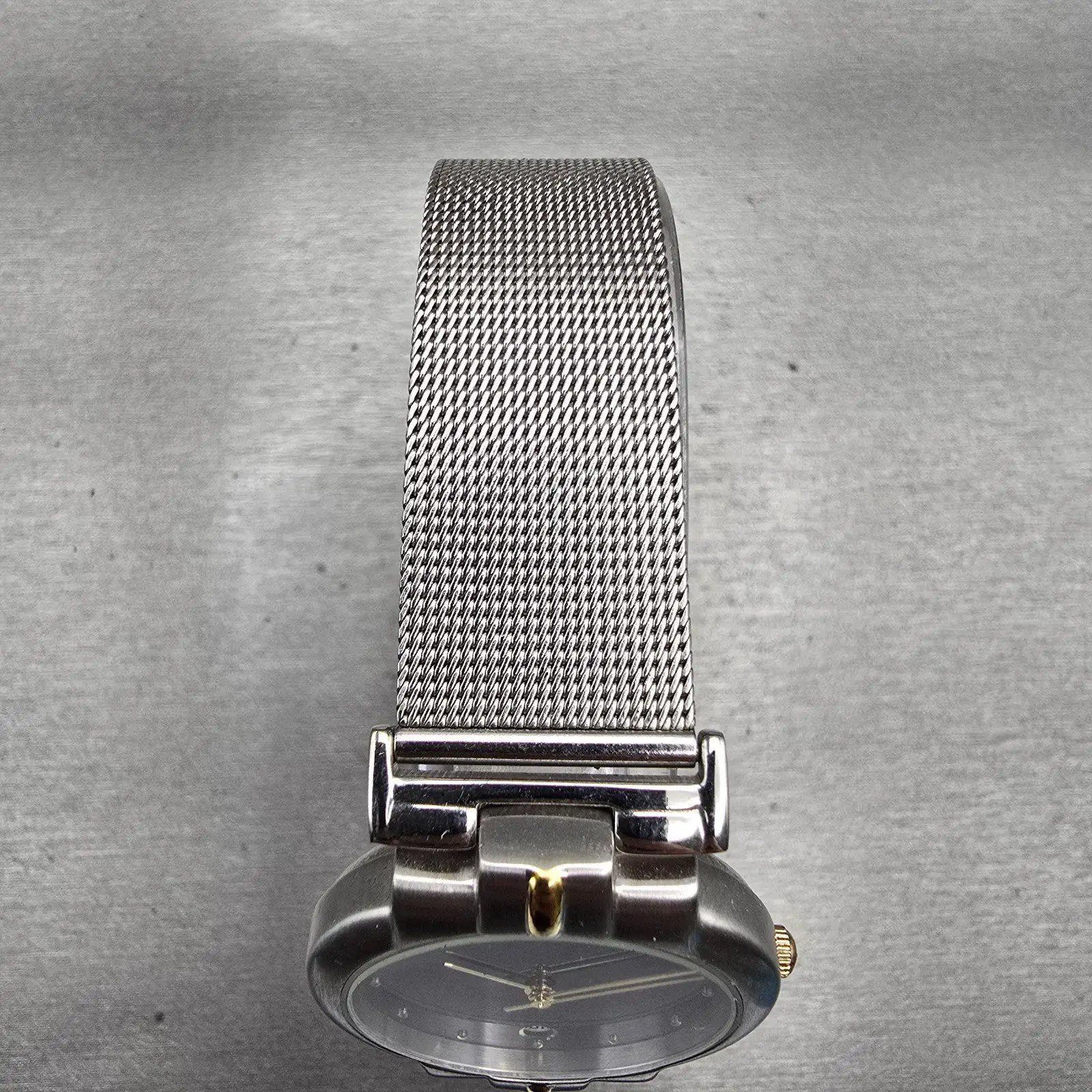 Skagen Watch Men 33mm Blue Dial Two Tone Date Round P38LGSN New Battery4