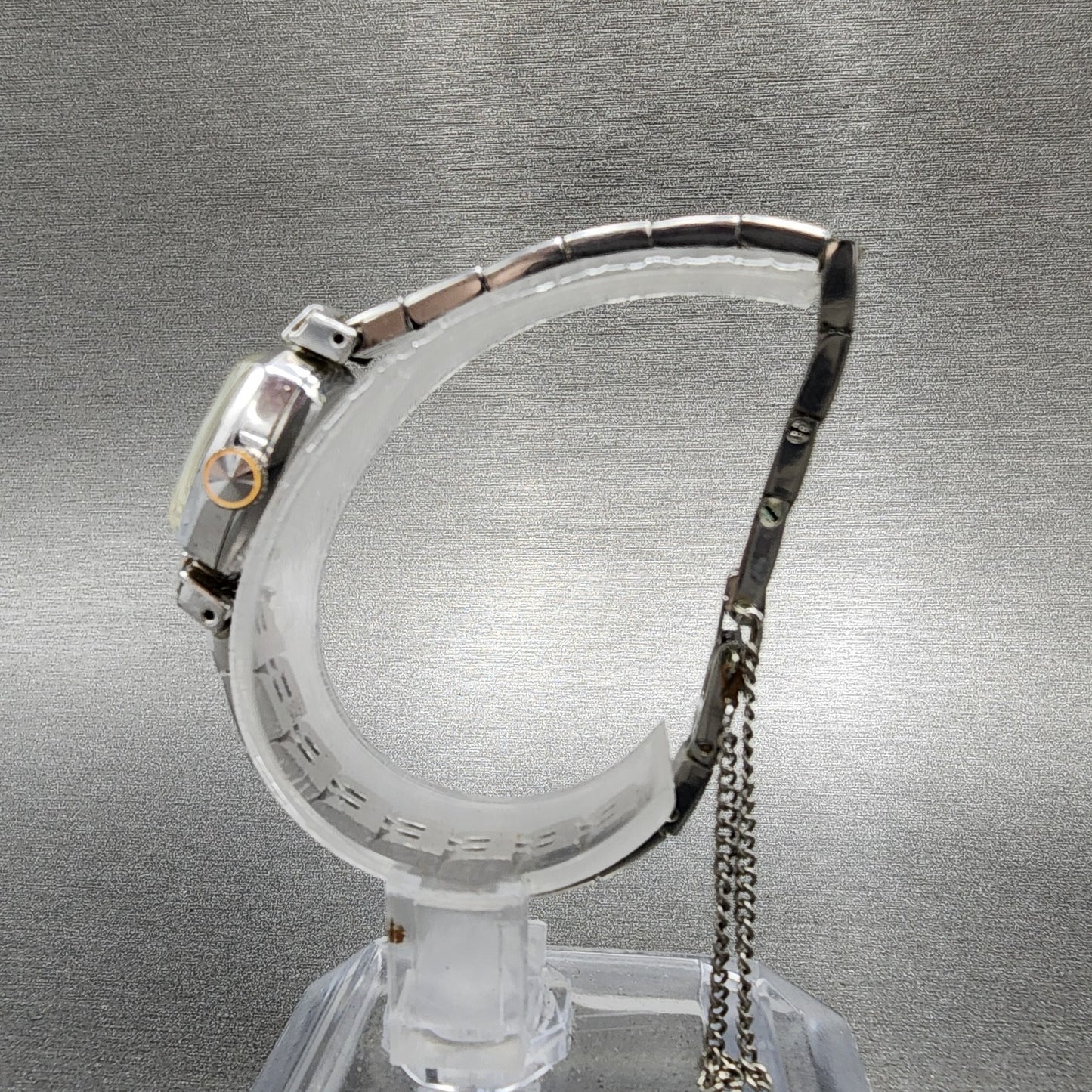 Seiko Solar Watch Women 15mm White Dial White Gold Plated Diamonds Manual Wind6