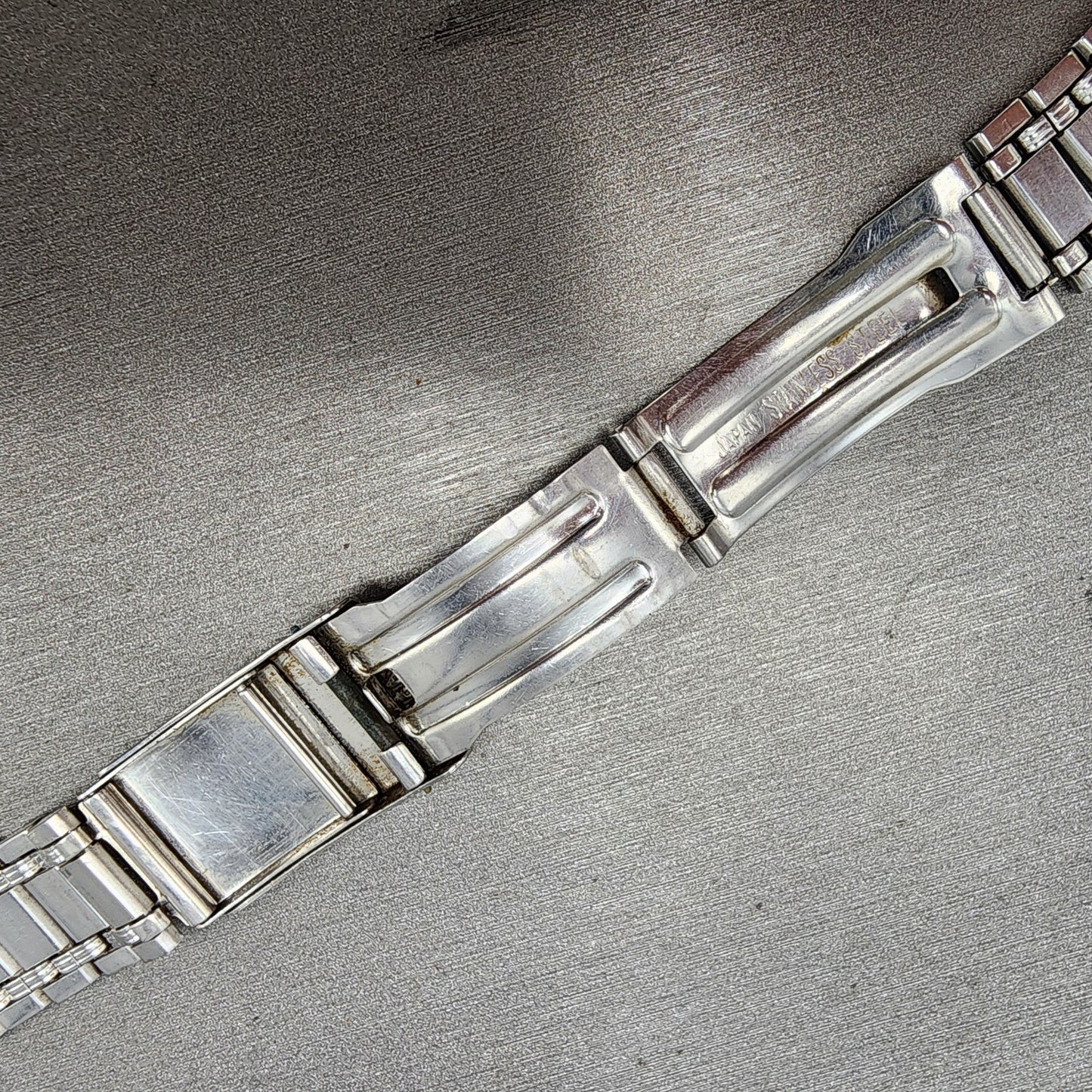 Citizen Bracelet Stainless Steel 12mm Tri Folding Clasp Vintage12