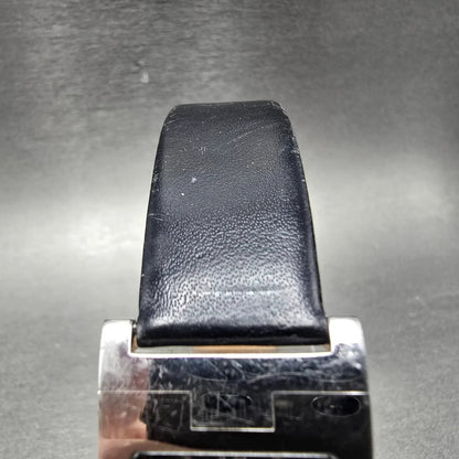 Fossil Tank Watch Women 24mm Black Dial Silver Tone Date PR-5229 New Battery4