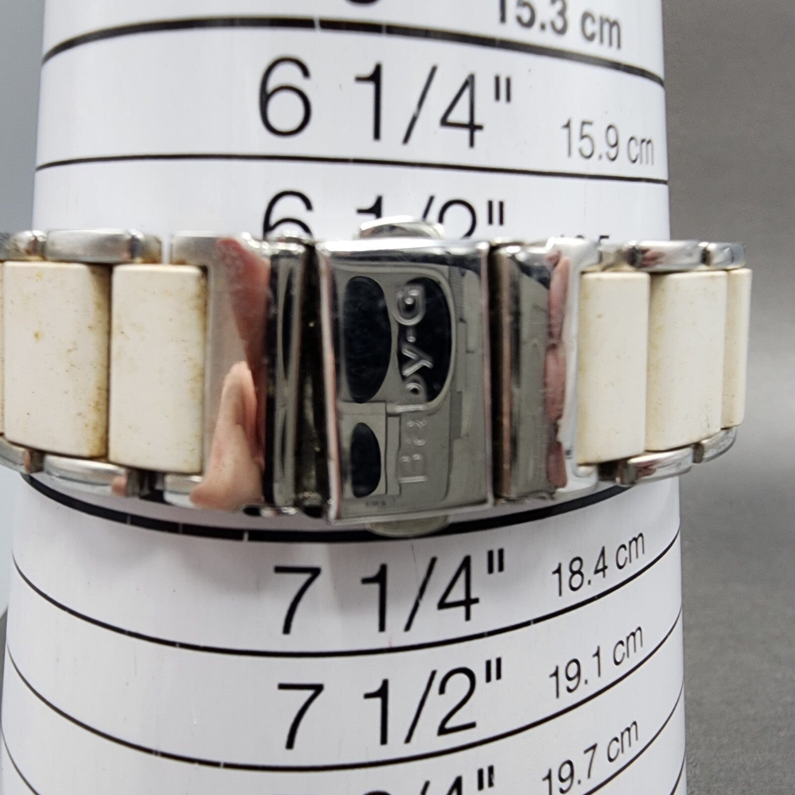 Casio BabyG Watch Women 38mm White Dial Silver Tone Analog Digital Solar10