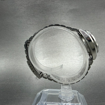 Seiko Automatic Watch Women 26mm Blue Dial Silver Tone Date 2205-0550 Runs8