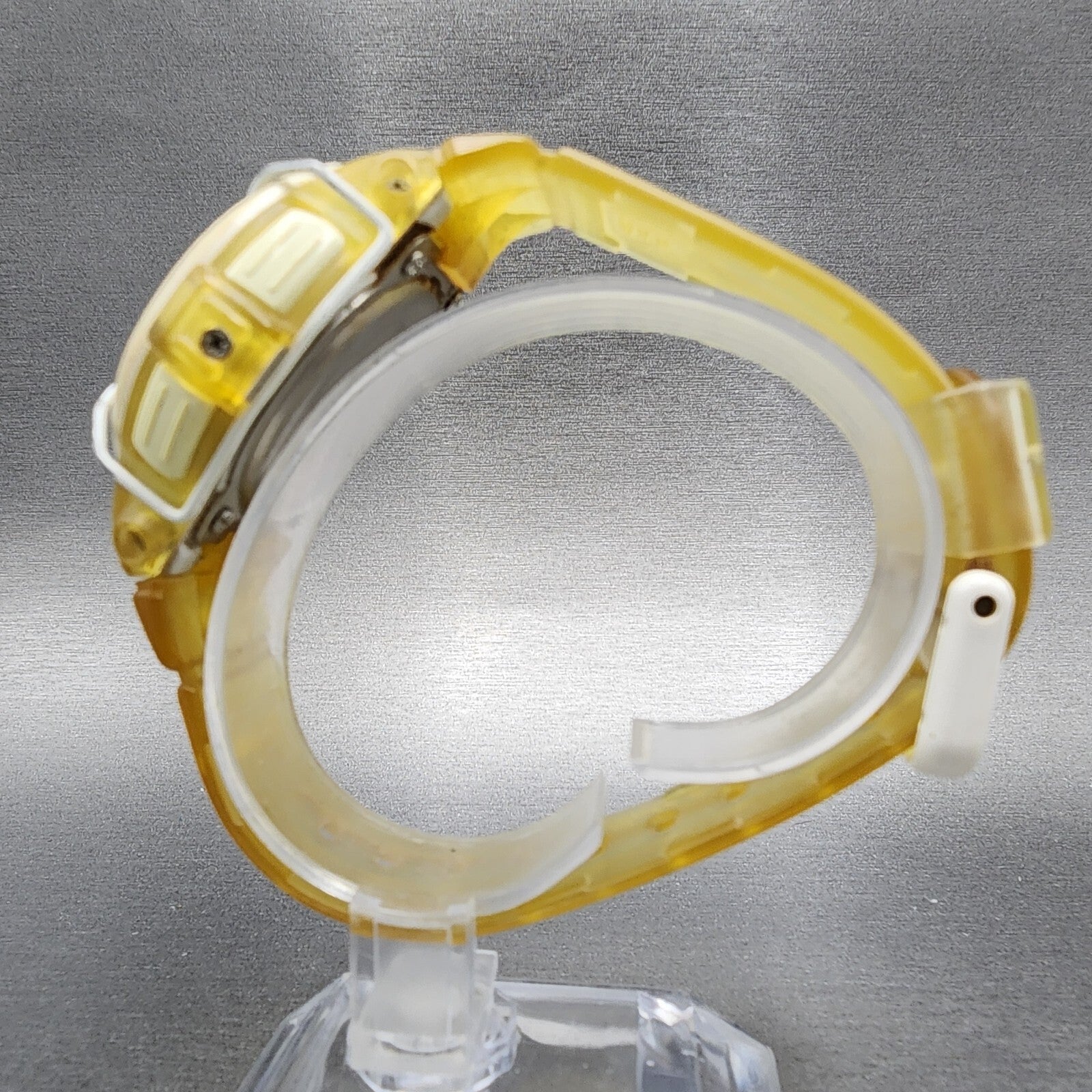 Casio BabyG BGT110 Watch Women 39mm Digital Clear Case Round New Battery6