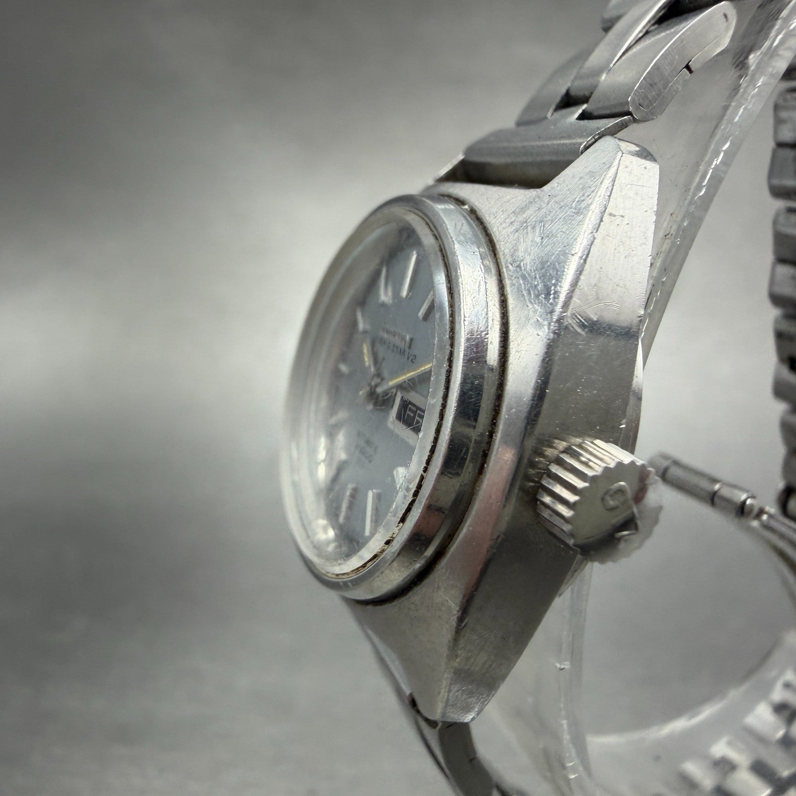 Citizen Cosmo Star V2 Watch Women 25mm Silver Dial Steel Daydate 4-660439 Runs2