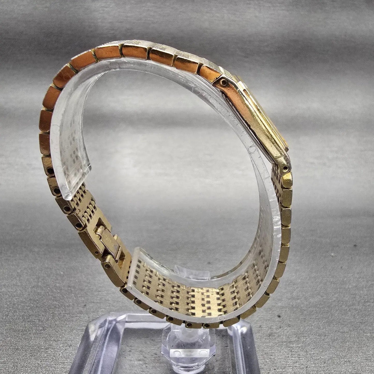 Citizen Elegance Tank Watch Women 14mm Champagne Dial Gold 5421-S26232 New Batt8