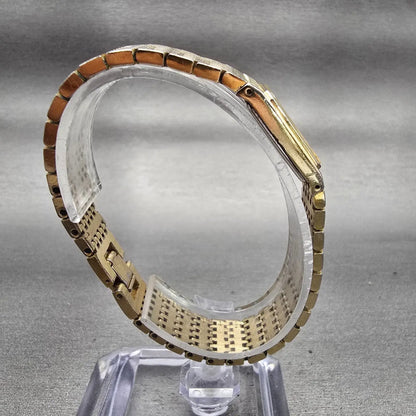 Citizen Elegance Tank Watch Women 14mm Champagne Dial Gold 5421-S26232 New Batt8
