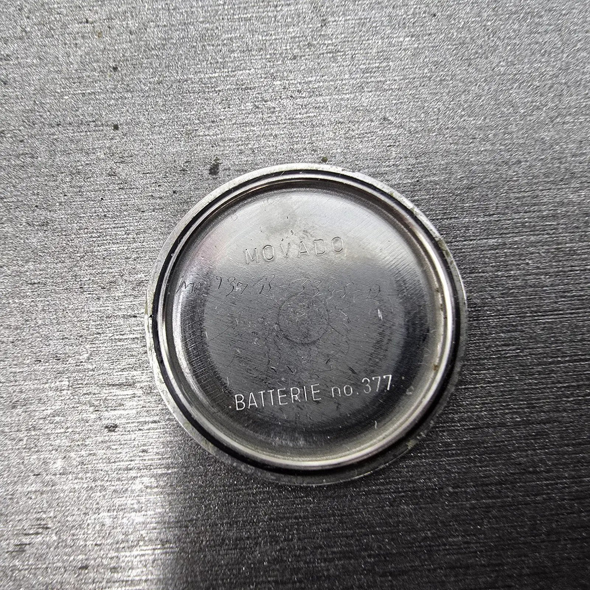 Movado Verso Watch Case 25mm Stainless Steel Round 85-G4-825 W/Crystal6