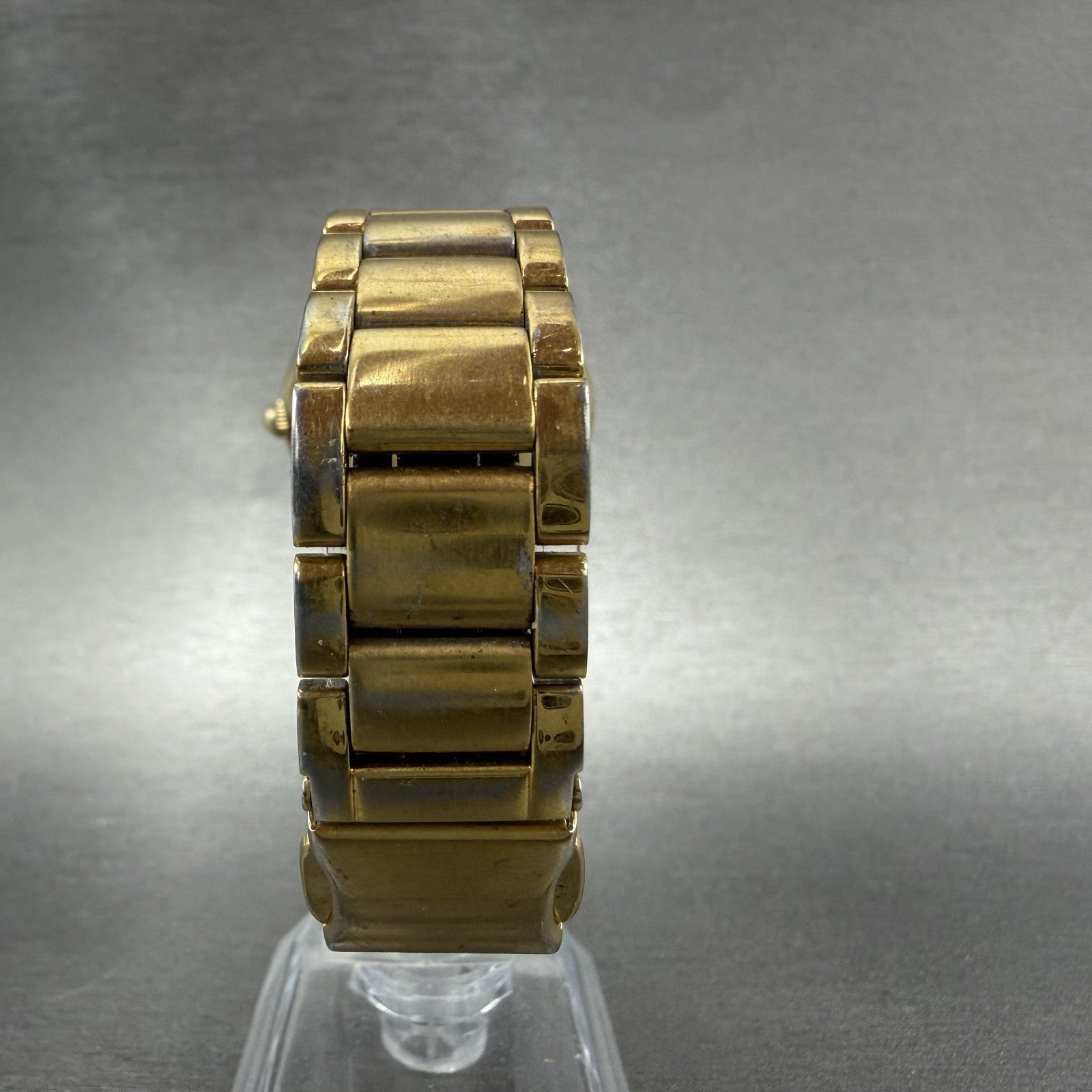 Seiko Watch Men 33mm Black Dial Gold Tone Round 2220-J527 Manual Runs READ!!!7