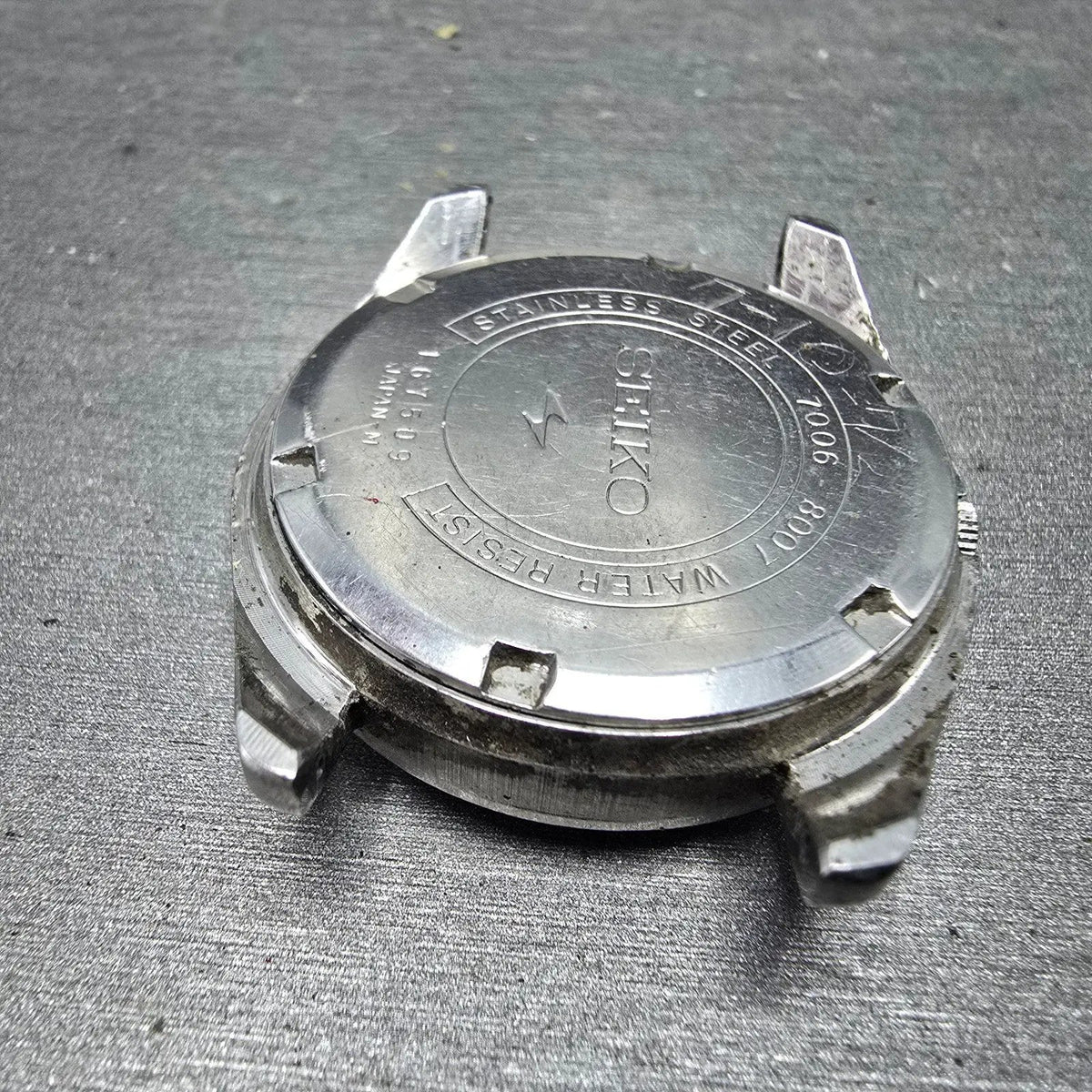 Seiko Automatic Watch Men 37mm Silver Dial Steel Daydate 7006-8007 Round READ!!!10