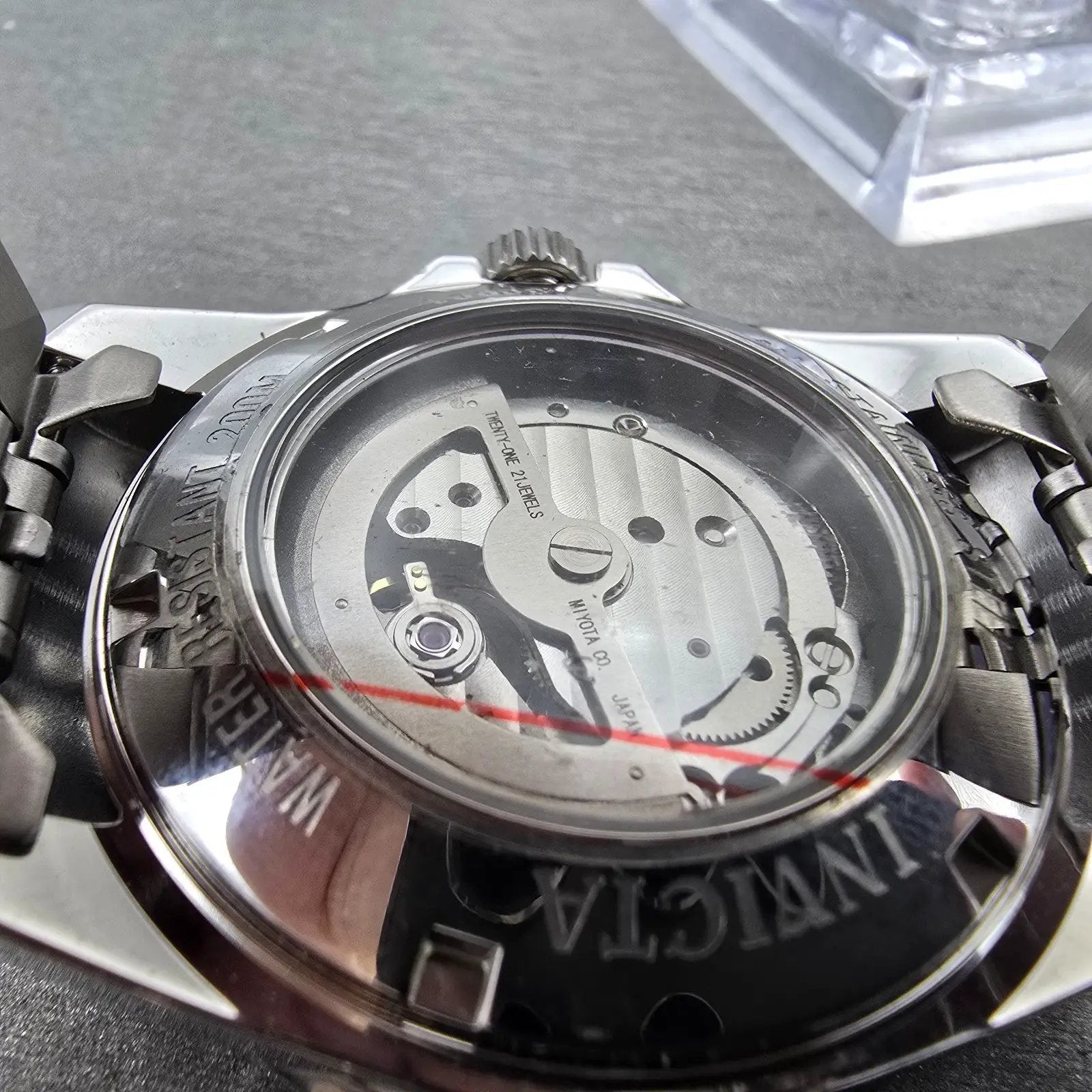 Invicta Pro Diver Automatic Watch Men 42mm Black Dial Steel Date 30091 Runs9