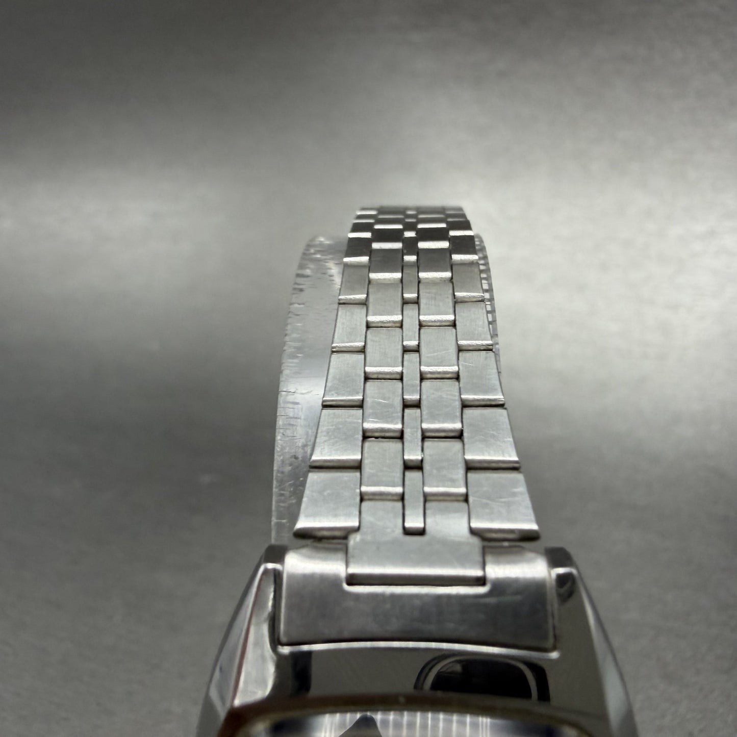 Orient Watch Women 24mm Blue Dial Silver Tone Day date Rectangle New Battery4