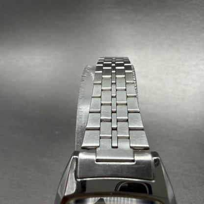 Orient Watch Women 24mm Blue Dial Silver Tone Day date Rectangle New Battery4
