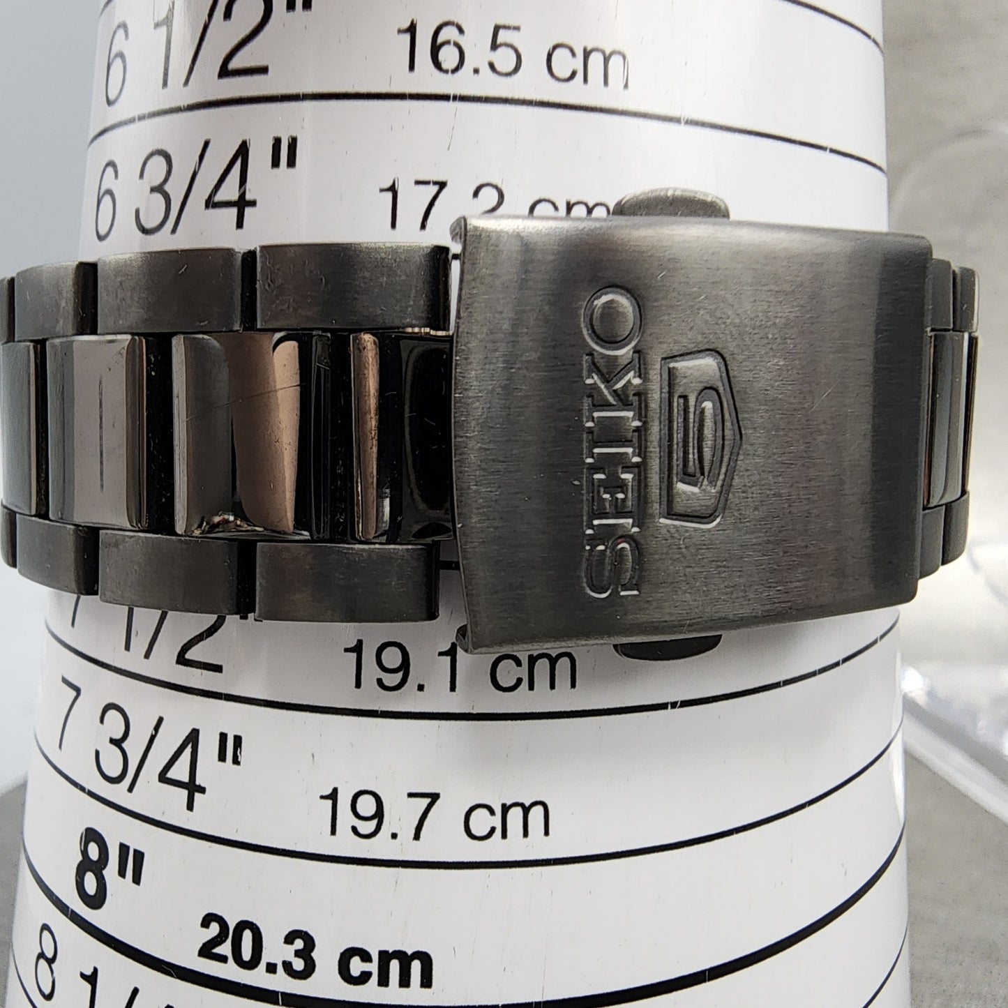 Seiko 5 Automatic 36mm Watch Men Black Dial Black Tone Daydate 7s2602t0 Runs12