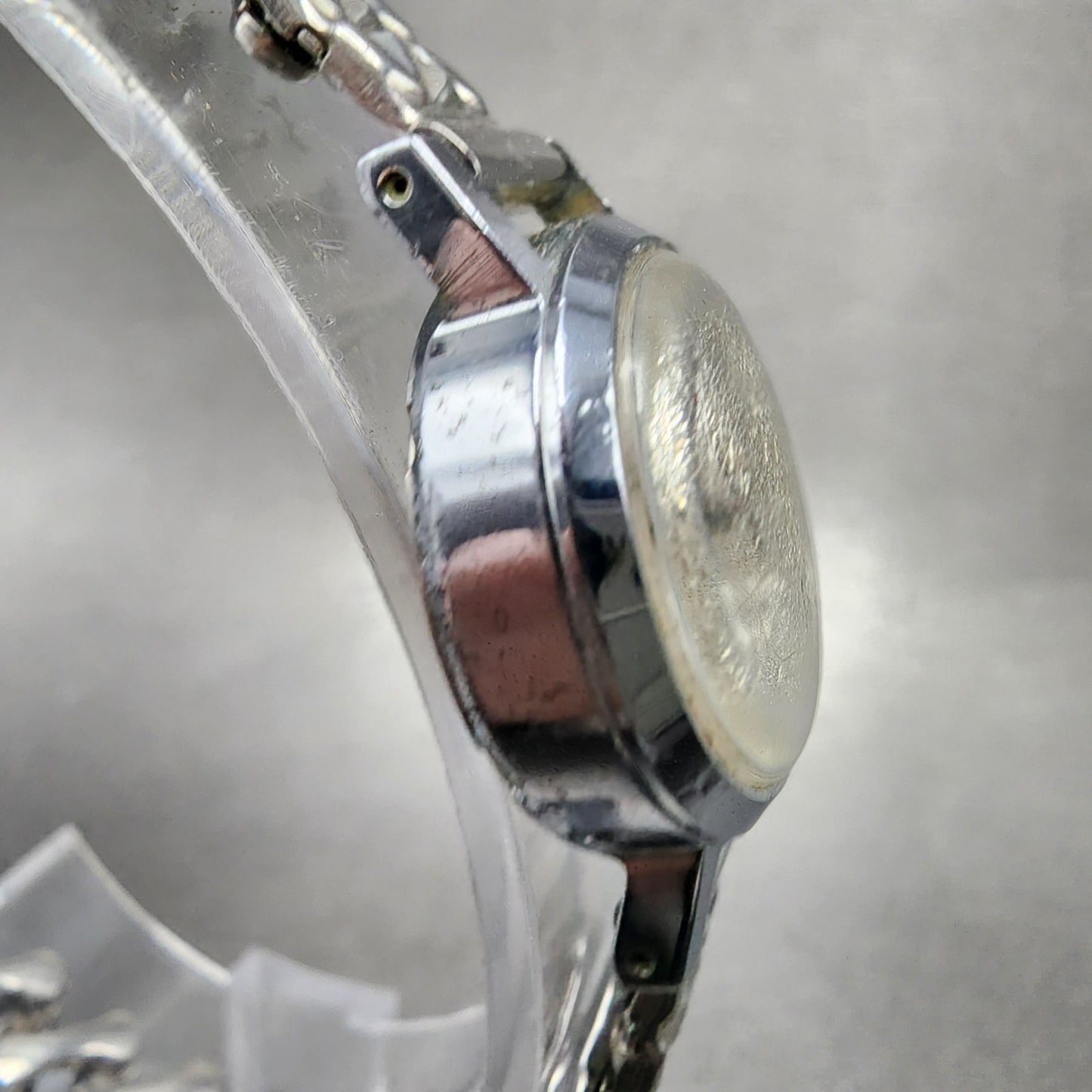 Oris Watch Women 21mm Cream Dial Silver Tone Round Manual Wind Runs VTG3