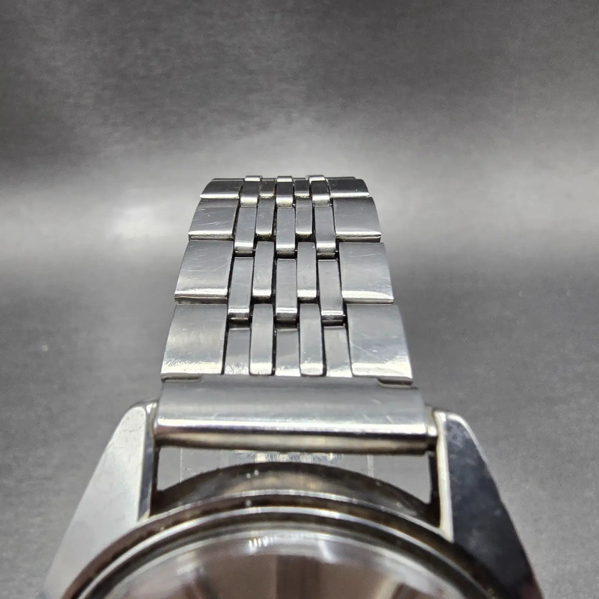 Seiko 5 Automatic Watch Men 37mm Silver Dial Steel Daydate 5126-8060 Round Runs4